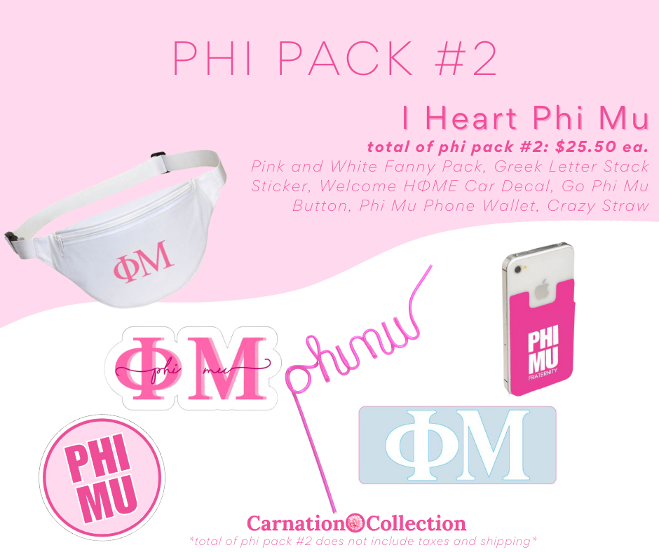 30 Phi Mu online Fanny Packs