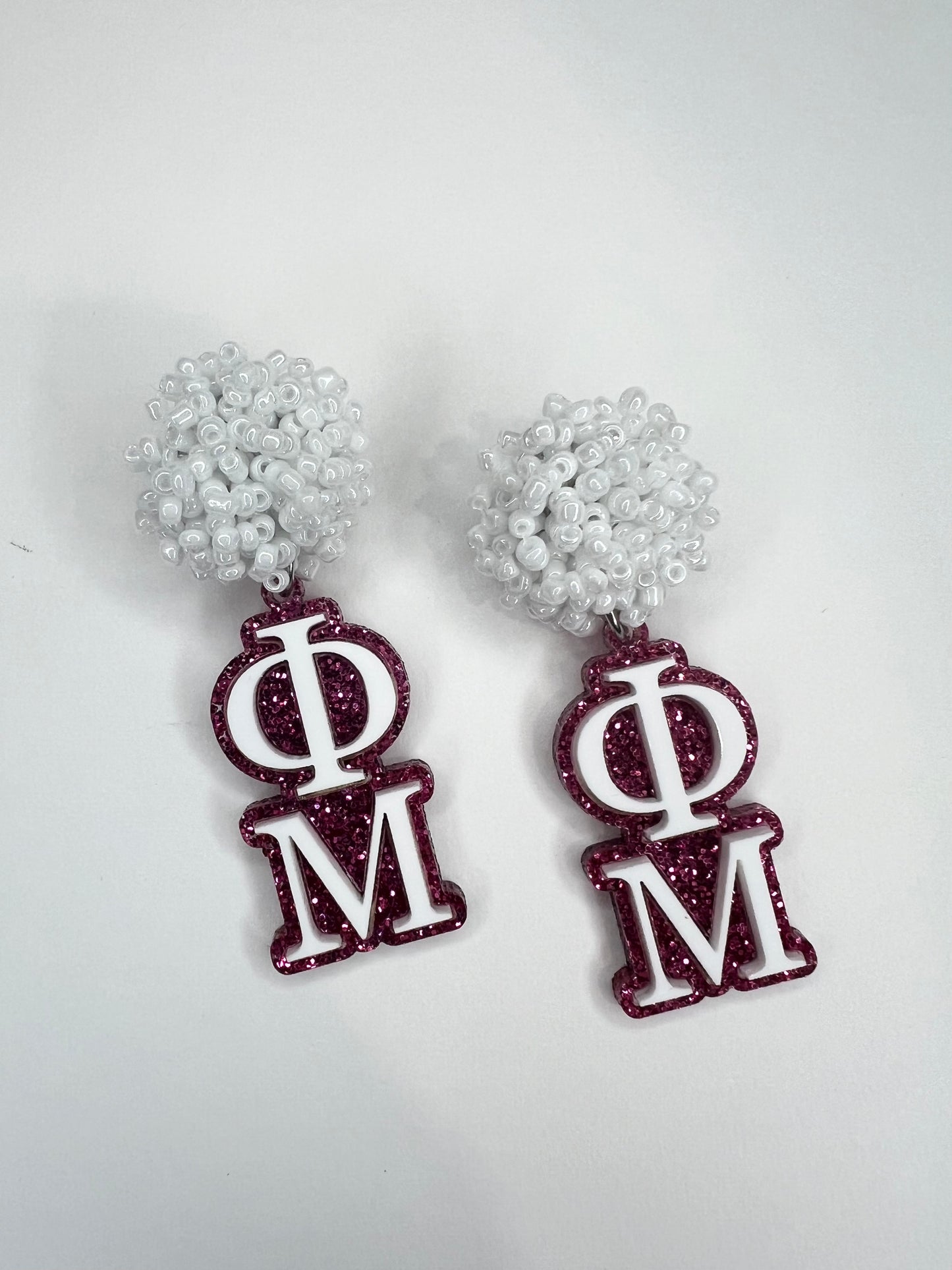 Go Phi Mu Sparkle Stack Earring