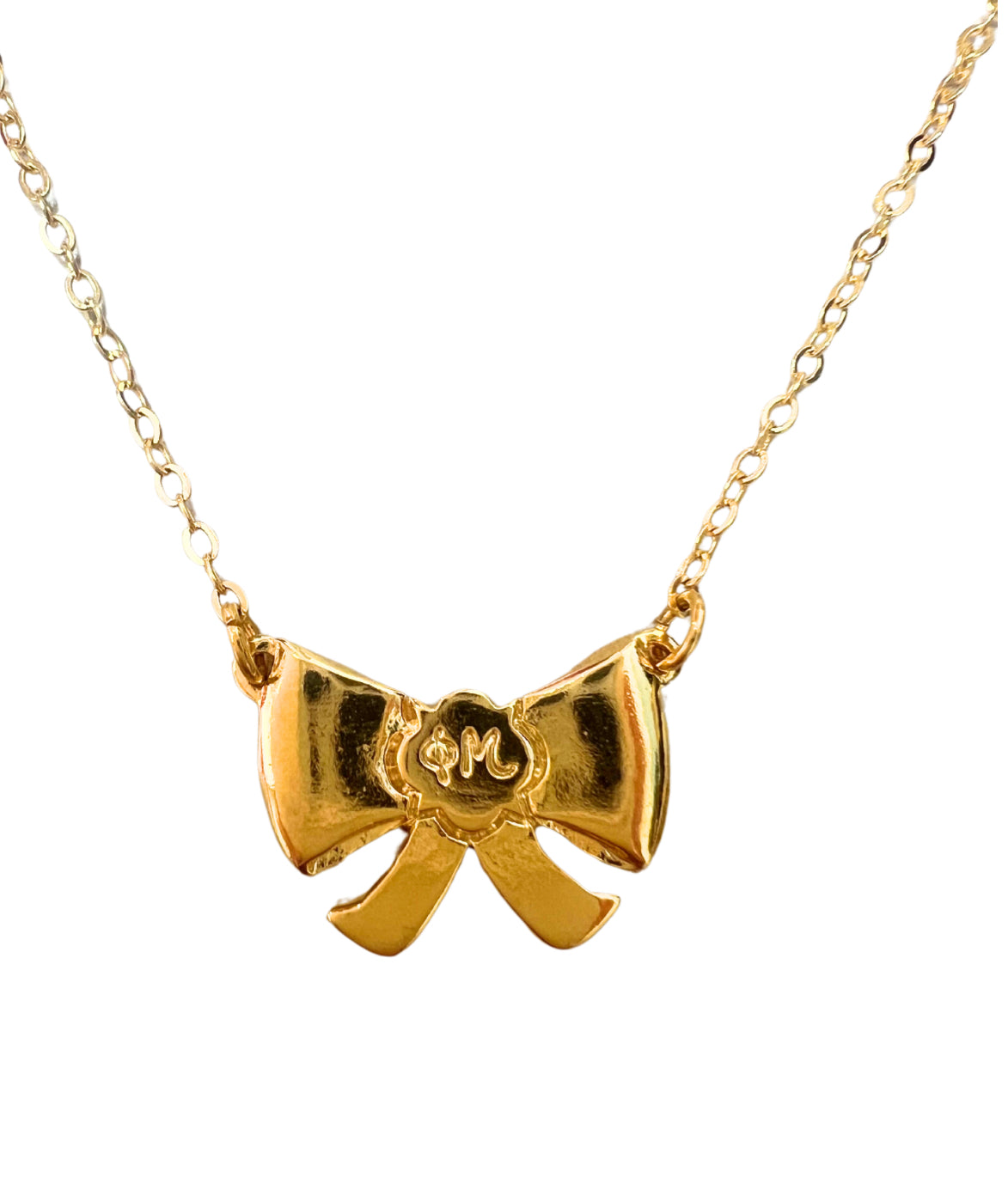 Addie Bow Necklace