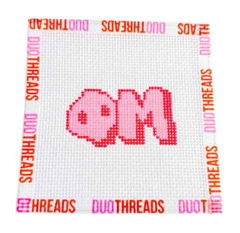Bubble Letter Needlepoint Kit