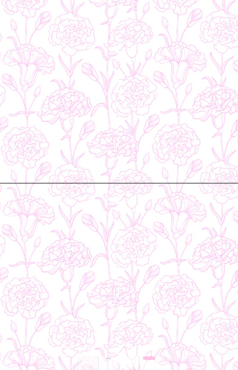 Carnation Foldover Card Set