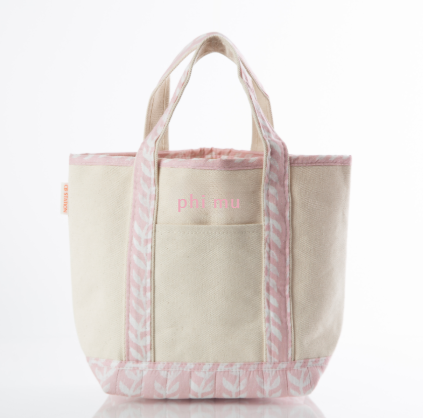 Blossom Print Handy Open Boat Tote