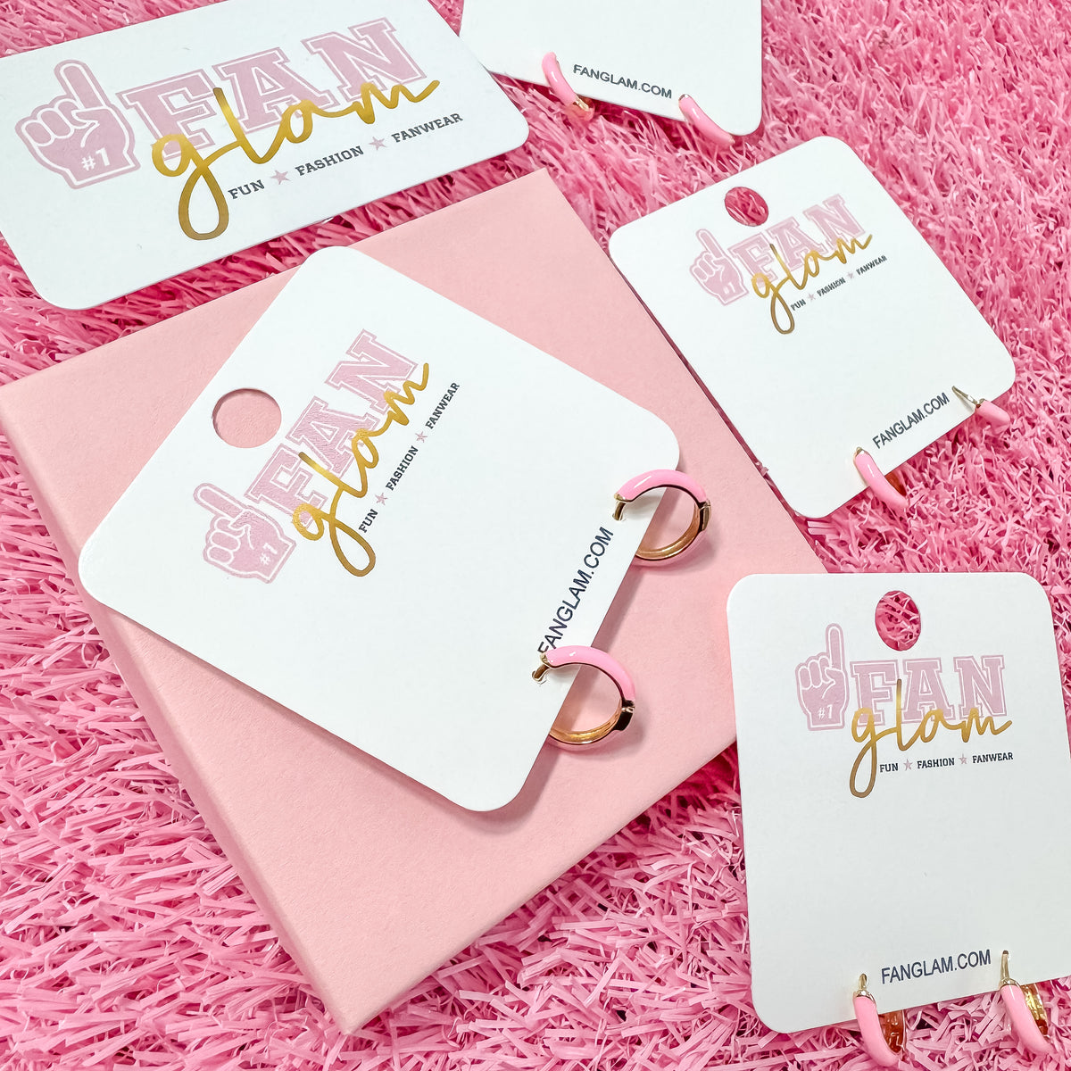 Carnation Mini Huggie Earrings