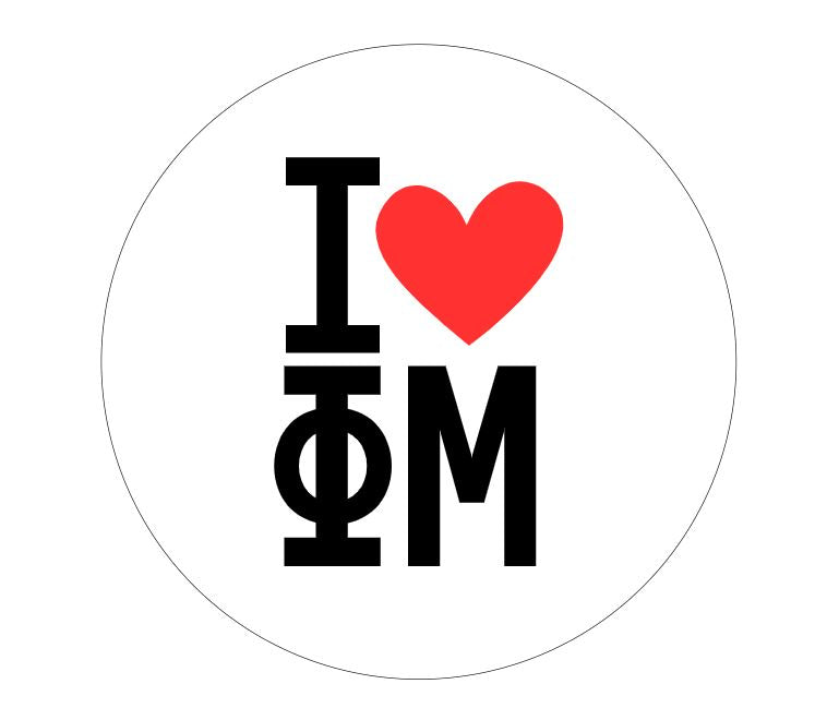 Mini Phi Mu Button