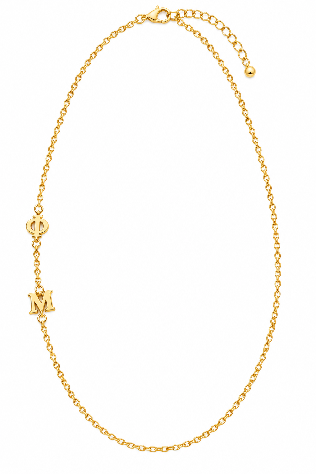 Greek Letter Necklace