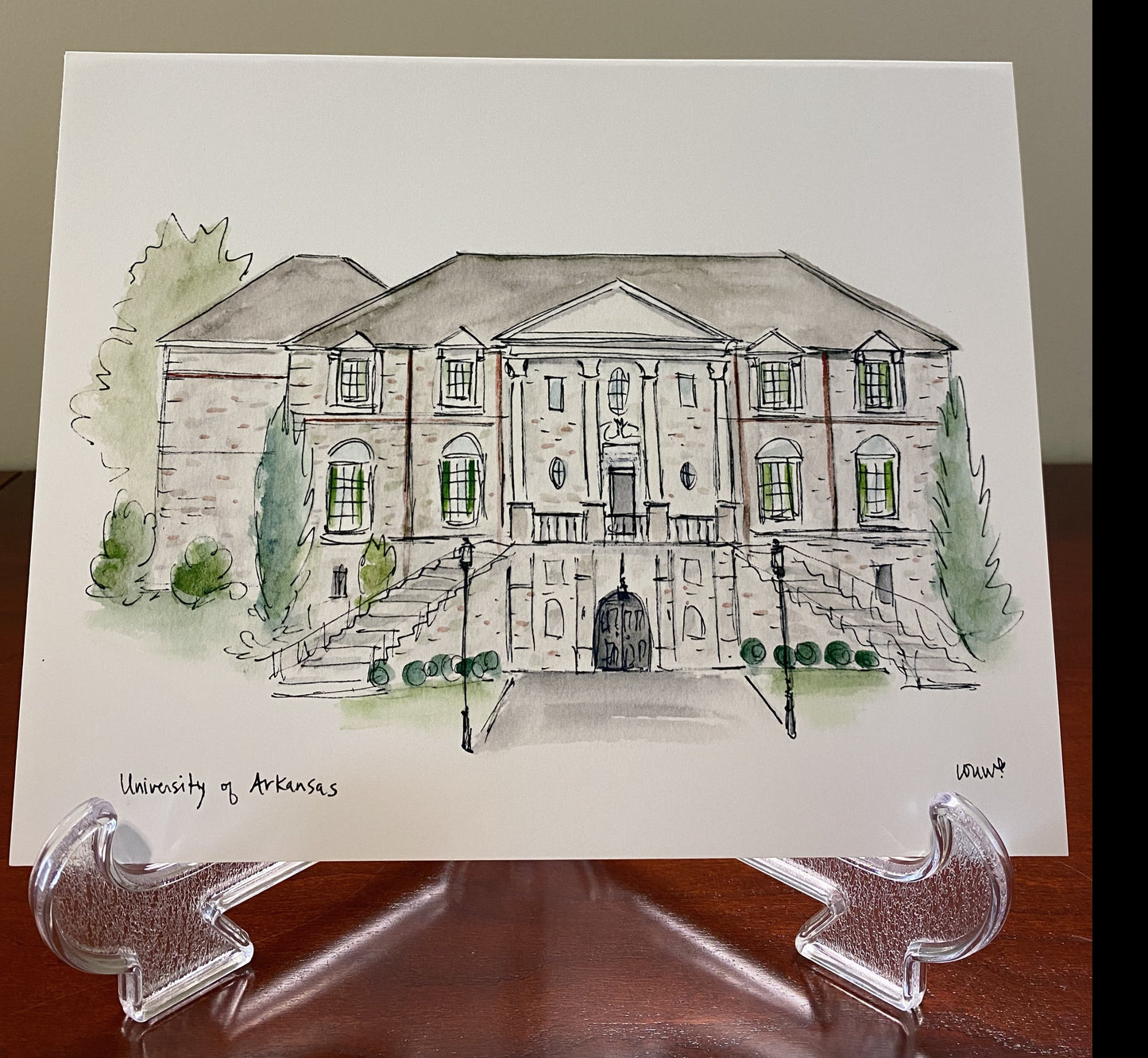University of Arkansas House Print