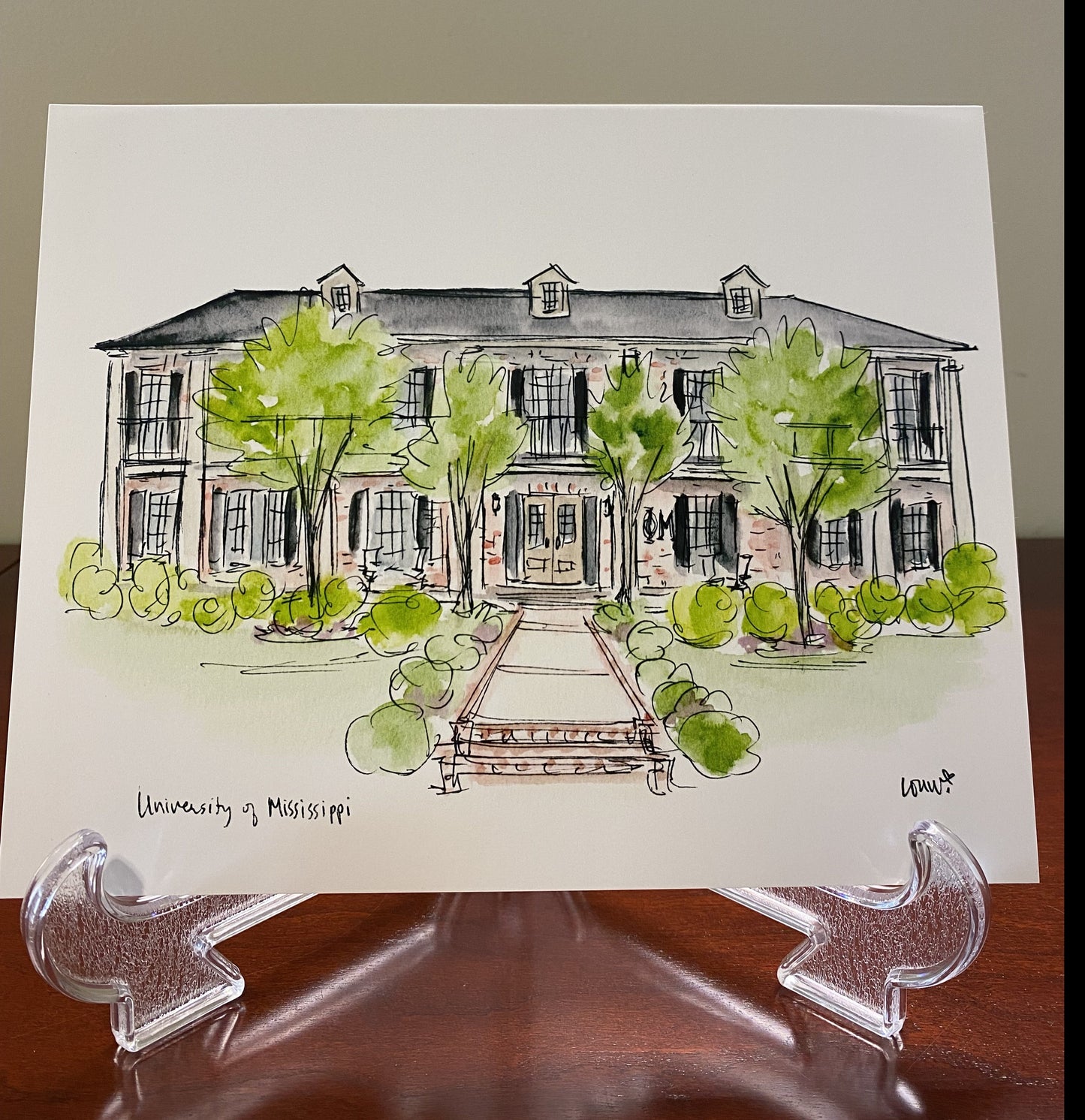 University of Mississippi House Print