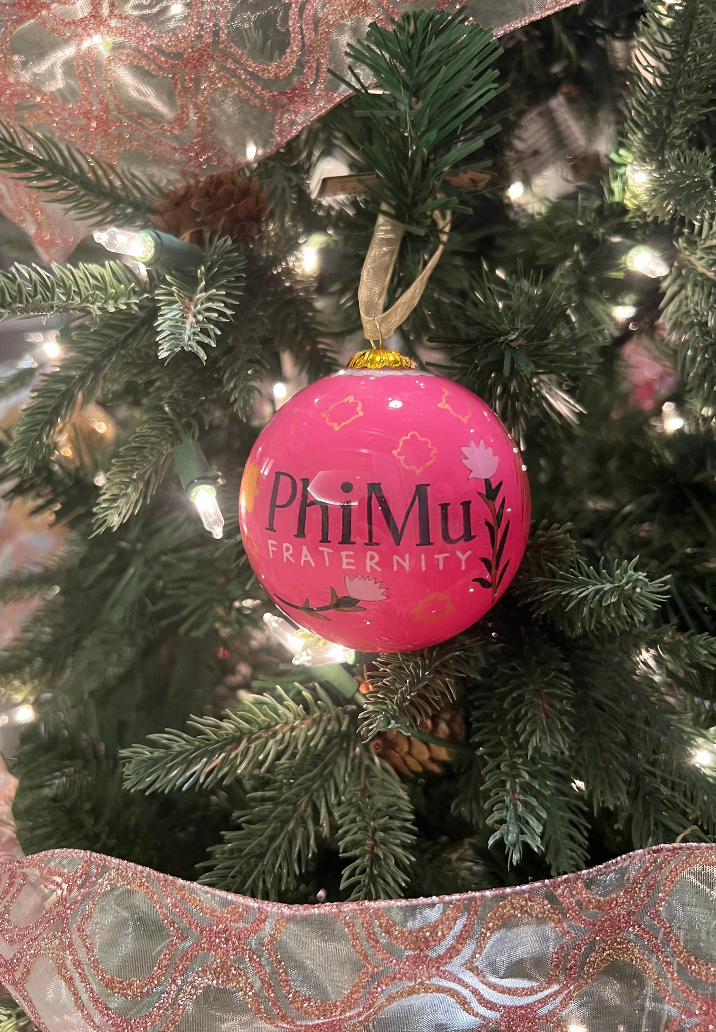 Circle of Phi Mu Ornament 2022
