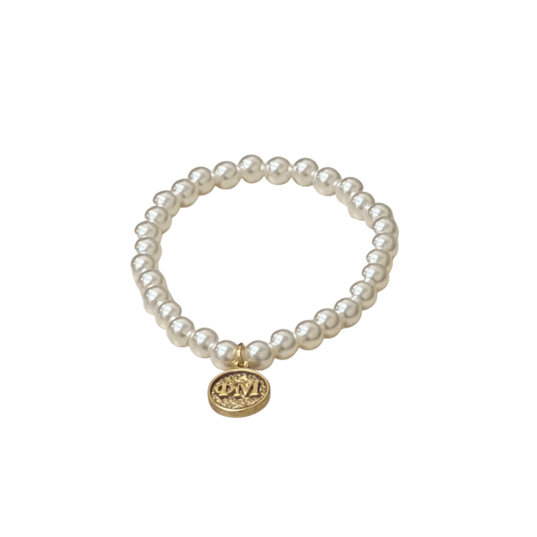 The Classic Pearl Charm Bracelet