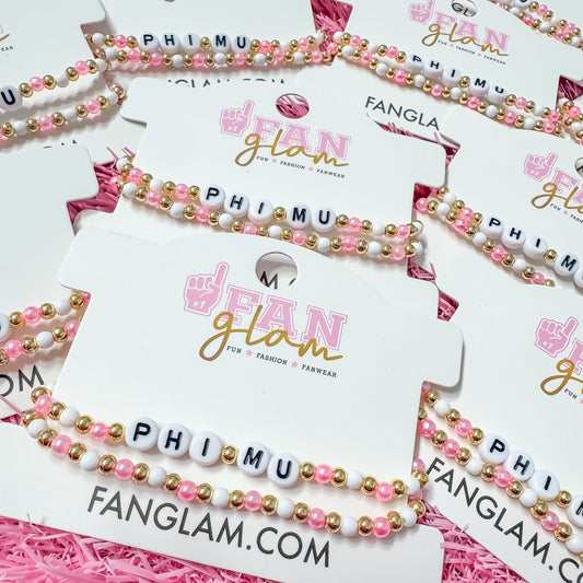 Double Beaded Bracelet Stack