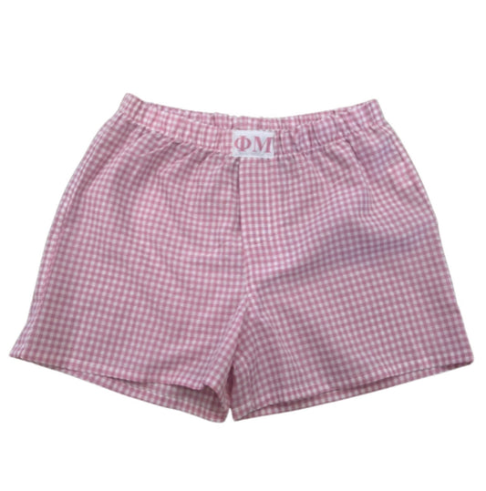 Gingham Boxer Shorts