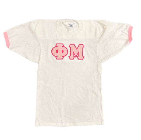 Go Phi Mu Stitch Letter Jersey