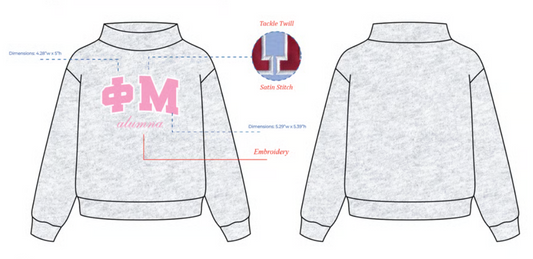 Alumna French Terry Mockneck