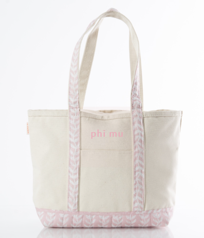 Blossom Print Medium Boat Tote