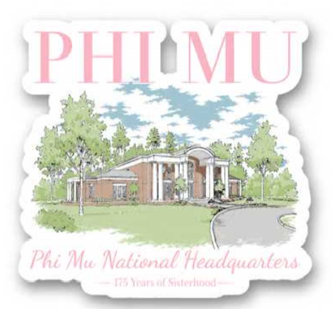 HQ Building Sticker