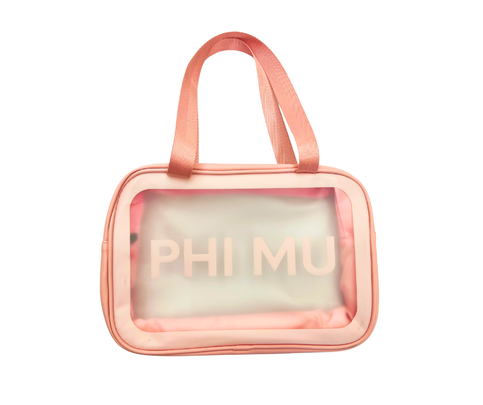 Phi Mu Wash Bag