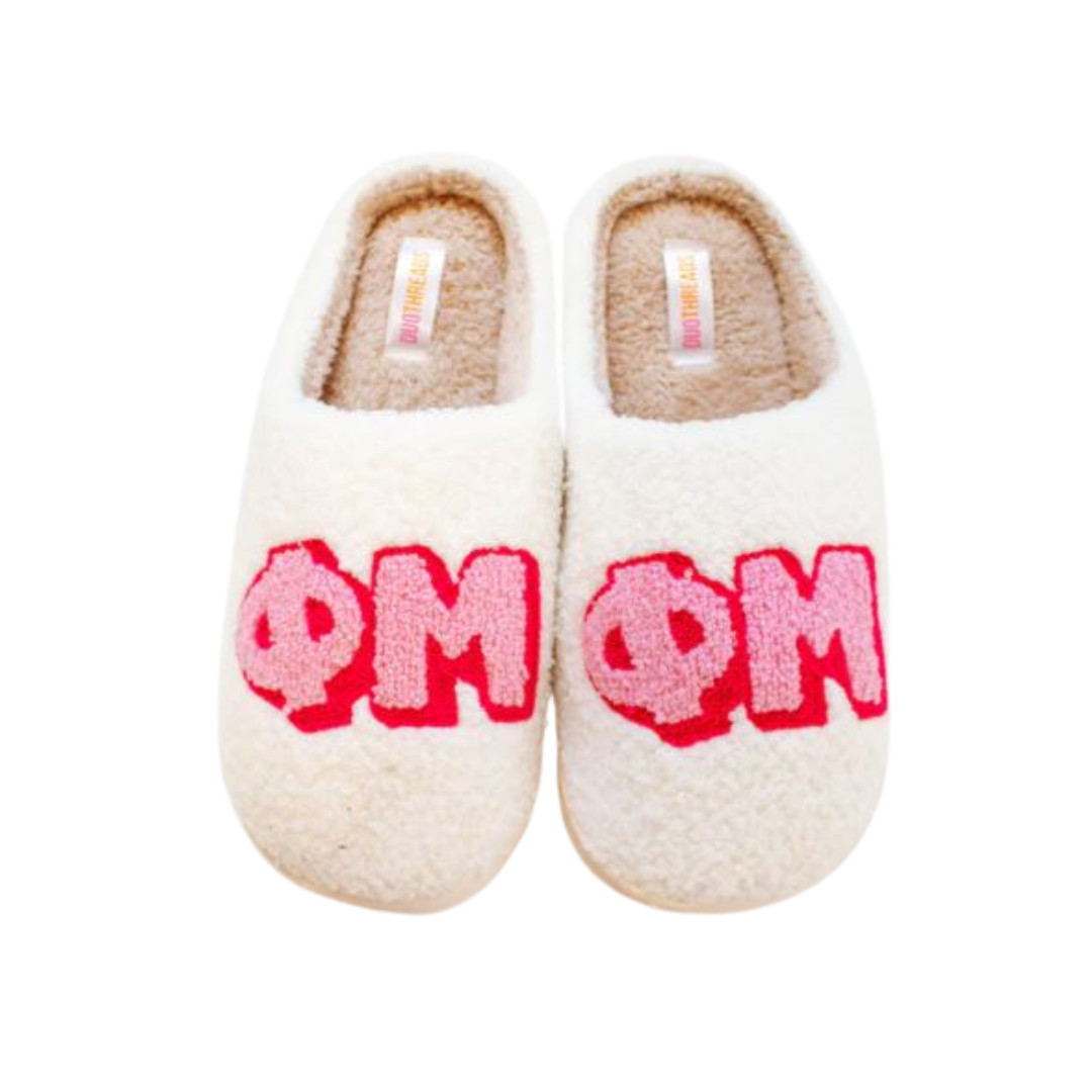 Greek Letter Slippers