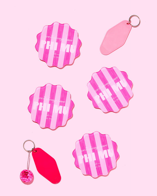 Scallop Acrylic Coaster