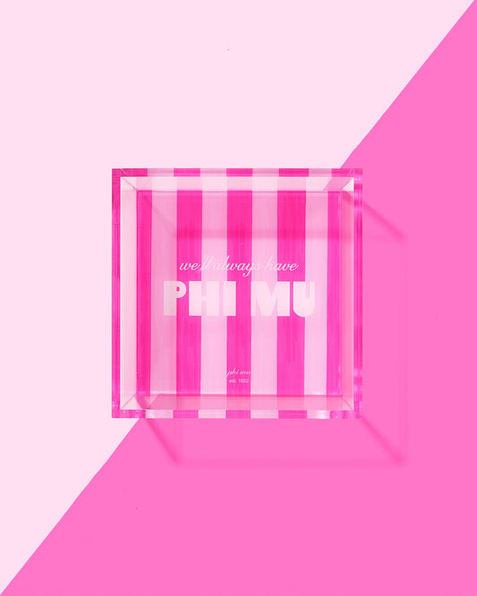 Scallop Acrylic Trinket Tray