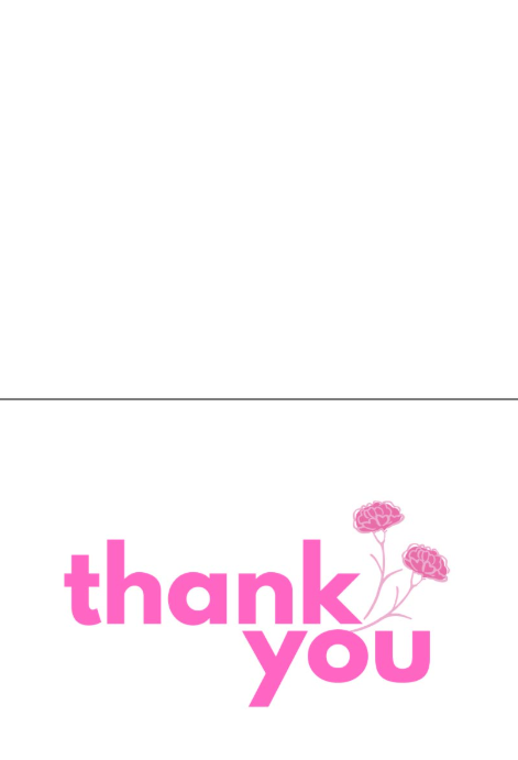 Thank You Foldover Card Set
