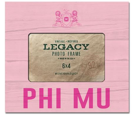 Phi Mu Picture Frame